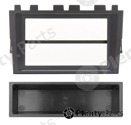 Phonocar 03763 — Adapter frame, car radio Car radio adapter frame with removable storage compartment