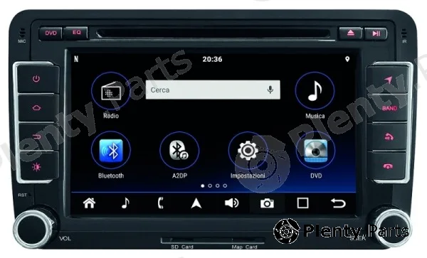 Phonocar VM117D — Radio/Navigation System Combination 2DIN MEDIASTATION Volkswagen, Seat and Skoda