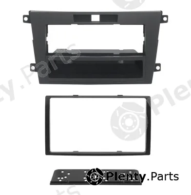Phonocar 03534 — Adapter frame, car radio Car radio adapter frame with removable storage compartment,