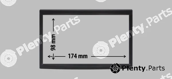 Phonocar 03420 — Adapter frame, car radio Trim frame