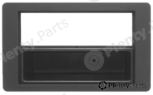 Phonocar 03383 — Adapter frame, car radio Car radio adapter frame with removable storage compartment