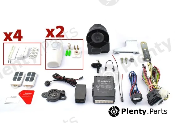 Phonocar 09004 — Alarm System CARAVAN ALARM 2 ZONES + 4 DOORS/WINDOWS