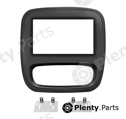 Phonocar 03706 — Adapter frame, car radio Car radio adapter frame with fixing brackets