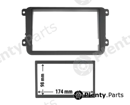 Phonocar 03461 — Adapter frame, car radio Car radio adapter frame with trim frame