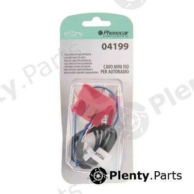 Phonocar 04199 — Adapter cable, car radio CAR RADIO MINI ISO CABLE