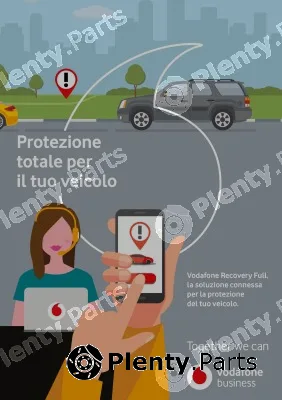 Phonocar 09541 — Position Detection System VODAFONE RECOVERY FULL WITH MY CONNECT APP