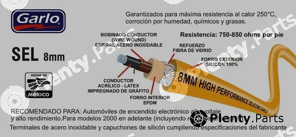 Garlo SEL-268 — Plug, spark plug