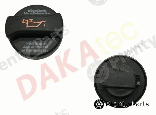 DAKAtec 3087016 — Sealing Cap, oil filler neck