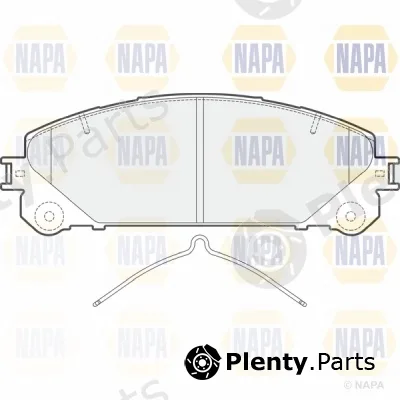 Napa NBP1659 — Brake Pad Set, disc brake NAPA
