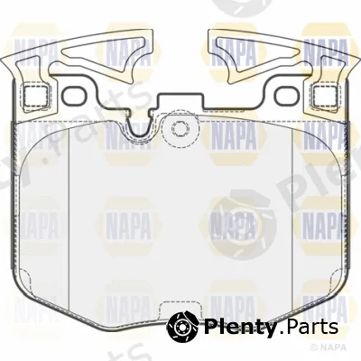 Napa PBP7705 — Brake Pad Set, disc brake PROformer