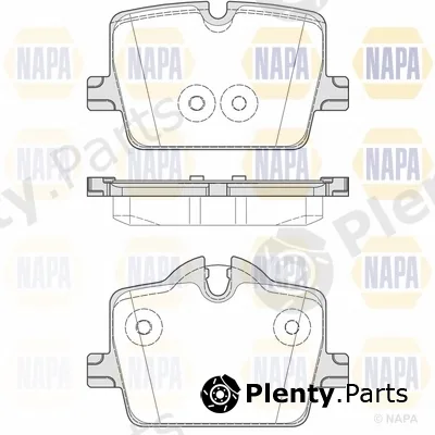 Napa NBP1676 — Brake Pad Set, disc brake NAPA