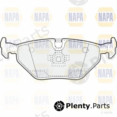 Napa NBP1426 — Brake Pad Set, disc brake NAPA