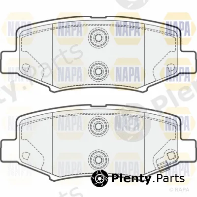 Napa PBP7558 — Brake Pad Set, disc brake PROformer
