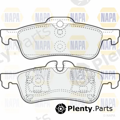 Napa PBP7348 — Brake Pad Set, disc brake PROformer
