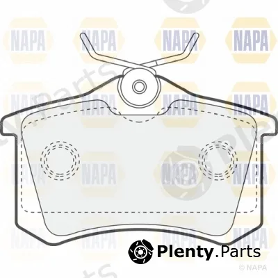 Napa NBP1100 — Brake Pad Set, disc brake NAPA