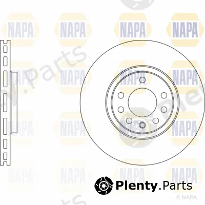 Napa PBD8033 — Brake Disc PROformer