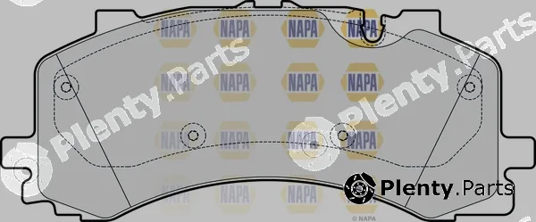 Napa NBP1905 — Brake Pad Set, disc brake NAPA