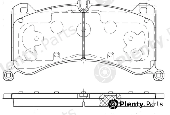 Napa PBP7882 — Brake Pad Set, disc brake PROformer
