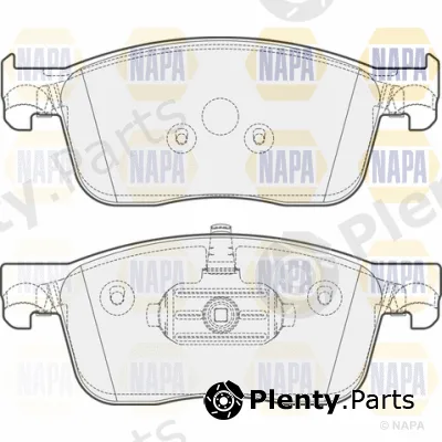 Napa PBP7284 — Brake Pad Set, disc brake PROformer