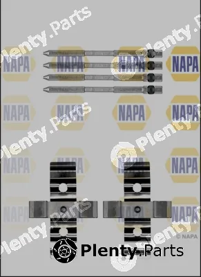 Napa NFK1198 — Accessory Kit, disc brake pad NAPA