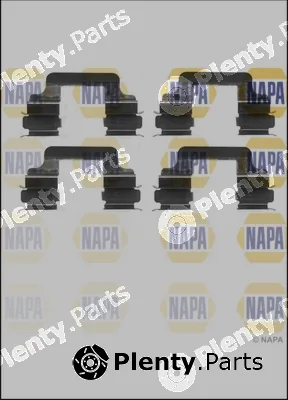 Napa NFK1047 — Accessory Kit, disc brake pad NAPA