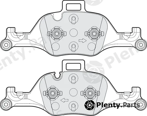 Napa PBP7981 — Brake Pad Set, disc brake PROformer