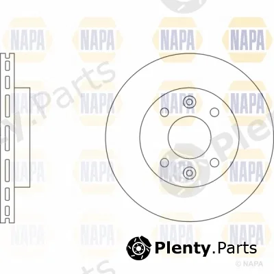 Napa NBD5387 — Brake Disc NAPA