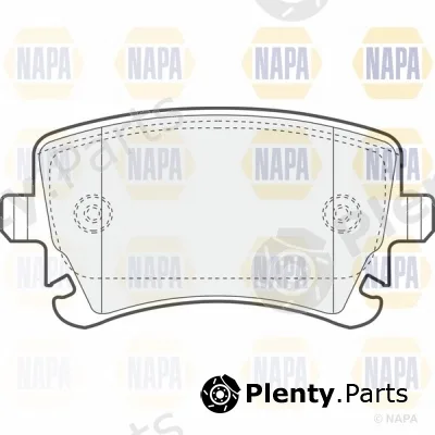 Napa NBP1698 — Brake Pad Set, disc brake NAPA