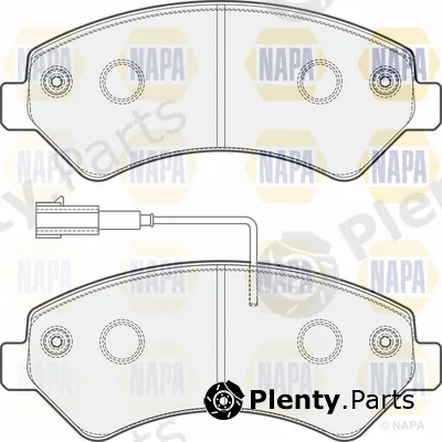 Napa PBP7261 — Brake Pad Set, disc brake PROformer