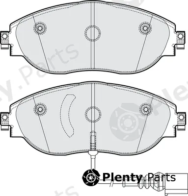 Napa PBP7960 — Brake Pad Set, disc brake PROformer