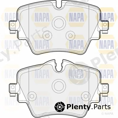 Napa NBP1383 — Brake Pad Set, disc brake NAPA