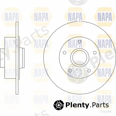 Napa NBD5203 — Brake Disc NAPA