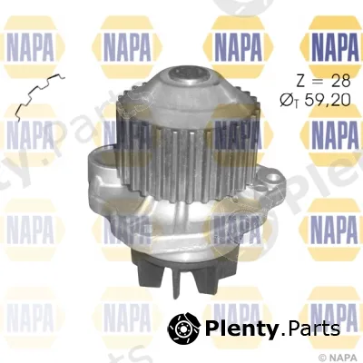 Napa NWP1139 — Water Pump, engine cooling NAPA