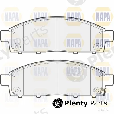 Napa NBP1629 — Brake Pad Set, disc brake NAPA