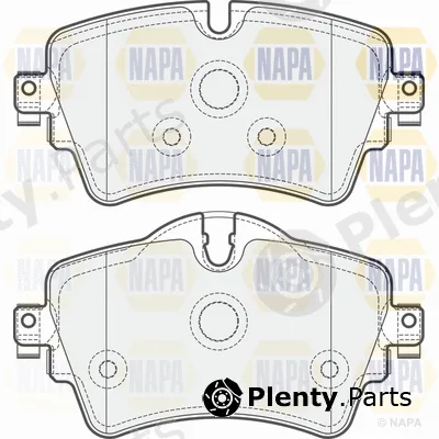Napa PBP7336 — Brake Pad Set, disc brake PROformer