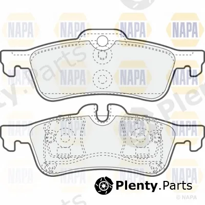 Napa NBP1562 — Brake Pad Set, disc brake NAPA