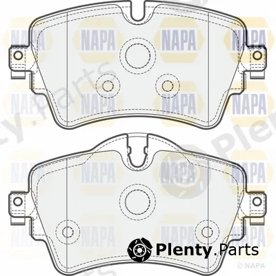 Napa NBP1283 — Brake Pad Set, disc brake NAPA