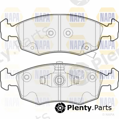 Napa PBP7563 — Brake Pad Set, disc brake PROformer