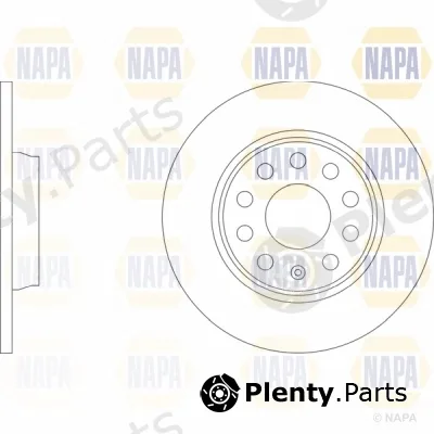 Napa NBD5711 — Brake Disc NAPA