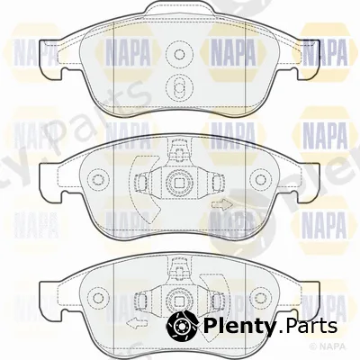 Napa PBP7305 — Brake Pad Set, disc brake PROformer