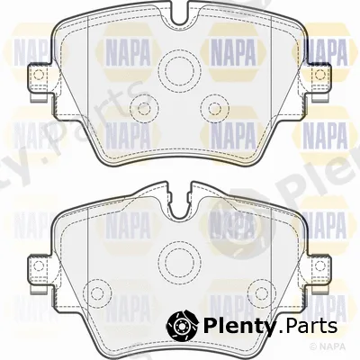 Napa PBP7311 — Brake Pad Set, disc brake PROformer
