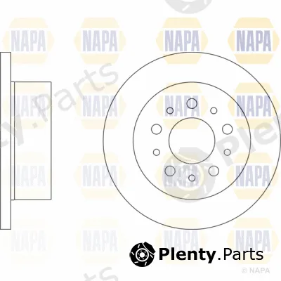 Napa PBD8198 — Brake Disc PROformer