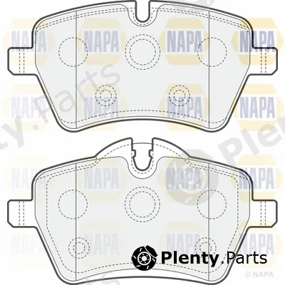 Napa NBP1197 — Brake Pad Set, disc brake NAPA