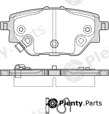Napa PBP7798 — Brake Pad Set, disc brake PROformer