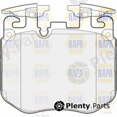 Napa NBP1792 — Brake Pad Set, disc brake NAPA