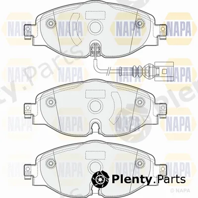 Napa PBP7556 — Brake Pad Set, disc brake PROformer