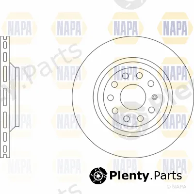 Napa PBD8400 — Brake Disc PROformer
