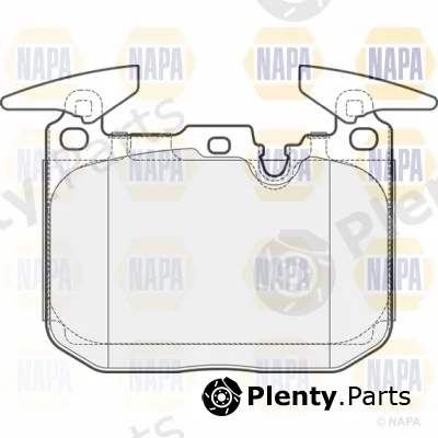 Napa NBP1608 — Brake Pad Set, disc brake NAPA