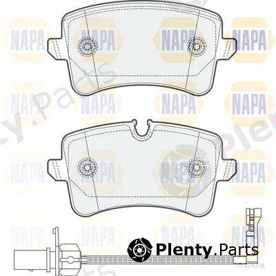 Napa NBP1292 — Brake Pad Set, disc brake NAPA