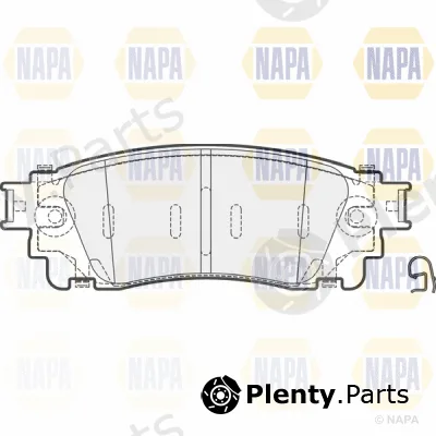 Napa PBP7686 — Brake Pad Set, disc brake PROformer
